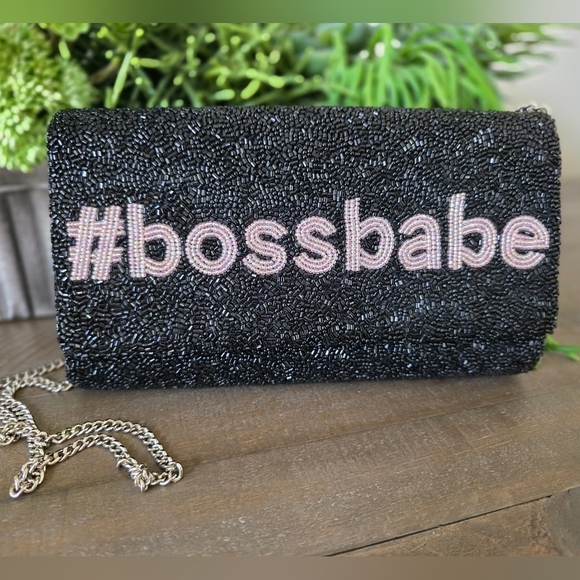 Handbags - Islands To East Side Beaded #Bossbabe Crossbody/Clutch